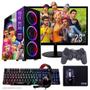 Imagem de Computador PC Gamer Completo TOB Intel Core i5 SSD 240GB 8GB Teclado Mouse Mouse Pad e Headset Gamer Joystick Monitor 23 Windows 10 Pro Trial