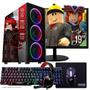 Imagem de Computador PC Gamer Completo TOB Intel Core i5 SSD 240GB 8GB Teclado Mouse Mouse Pad e Headset Gamer Monitor 19 Windows 10 Pro Trial
