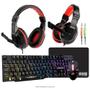 Imagem de Computador PC Gamer Completo TOB Intel Core i5 SSD 480GB 16GB Windows 10 Pro Trial + Teclado e Mouse + Mouse Pad + Headset +Joystick + Monitor 21.5"