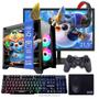 Imagem de Computador PC Gamer Completo TOB Intel Core i5 SSD 480GB 16GB Windows 10 Pro Trial + Teclado e Mouse + Mouse Pad + Headset +Joystick + Monitor 21.5"
