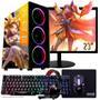 Imagem de Computador PC Gamer Completo TOB Intel Core i7 SSD 240GB 16GB Teclado Mouse Mouse Pad e Headset Gamer Monitor 23" Windows 10 Pro Trial
