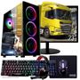 Imagem de Computador PC Gamer Completo TOB Intel Core i7 SSD 480GB 16GB Teclado Mouse Mouse Pad e Headset Gamer Monitor 23" Windows 10 Pro Trial