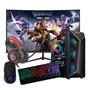 Imagem de Computador Pc Gamer i9 11ª Geração 16gb Ram Ssd 480gb Rtx 3060 Monitor 23" Curvo - Preto
