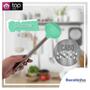 Imagem de Concha De Silicone Com Cabo De Aço Inox Cozinha 30cm