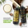 Imagem de Condicionador E Shampoo Hidratante Com Leite De Argan 1 Litro Premisse