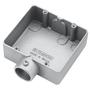 Imagem de Condulete duplo 3/4" tipo "ED" - sem tampa / sem rosca / sem pintura
