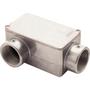 Imagem de Condulete fixo 1.1/4" tipo "LR" - com tampa / rosca BSP / sem pintura