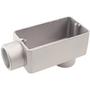 Imagem de Condulete fixo 3/4" tipo "LB" - sem tampa / rosca BSP / com pintura eletrostática a pó