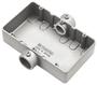 Imagem de Condulete triplo 3/4" tipo "CT" - sem tampa / sem rosca / com pintura eletrostática a pó