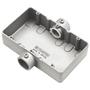 Imagem de Condulete triplo 3/4" tipo "CT" - sem tampa / sem rosca / com pintura eletrostática a pó