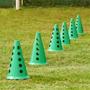 Imagem de Cone com Furo para Exercicios de Agilidade Velocidade Futebol Academia Circuito em Casa Treinamento Funcional
