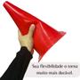 Imagem de Cone de Agilidade para Demarcacao com 28 Cm Vermelho Liveup  Liveup Sports 