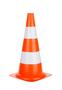 Cone de Sinalização Rígido 50 CM Delta Plus WPS1914 Laranja e Branco Imagem de Cone de Sinalização Rígido 50 CM Delta Plus WPS1914 Laranja e Branco
