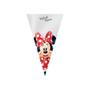 Imagem de Cone Festa Minnie 18x30cm - 50 unidades - Cromus Páscoa Disney - Rizzo