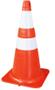 Imagem de Cone Norma 15071 Rodoviário Flexível Laranja 75cm Plastcor