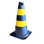 Imagem de Cone preto e amarelo - 50cm - plt plastcor