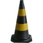 Imagem de Cone Rigido Prosafety Plastico Preto/Amarelo 50Cm Wps1915