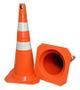 Imagem de CONE SINALIZAÇÃO 75cm ATC 360 SLIM - KIT COM 6un