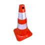 Imagem de Cone Sinalização Laranja/Branco 50cm Refletivo - Plastcor