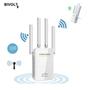 Imagem de Conecte-se em qualquer lugar com o Repetidor Wi-Fi 2800m 4 Antenas Amplificador de Sinal!