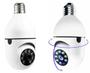 Imagem de Conectividade Inteligente: Câmera de Segurança Wifi IP Sem Fio 360 Encaixe Lâmpada com Aplicativo