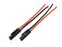 Imagem de Conector 2 vias com fio 2,5 mm chicote plug para caixa par
