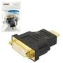 Imagem de Conector Adaptador Hdmi Macho X Dvi-d Fêmea 24+5 Dourado