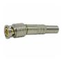 Imagem de Conector BNC Macho 6mm Mola com Parafuso Solda 75OHMS Dourado