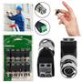 Imagem de Conector Bnc Macho Com Borne Conex 1000 10 Peças Intelbras