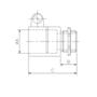 Imagem de Conector Box Reto 2.1/2" Tramontina Com Rosca TRAMONTINA