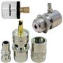 Imagem de Conector Cachimbo + Rg213 Com Redutor + Adaptador Uhf Macho