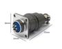 Imagem de Conector Circular Macho e Fêmea DS1110-06-07 - 07 Vias - Connfly