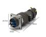 Imagem de Conector Circular Macho e Fêmea DS1110-08-05LYP 05 Vias - Connfly