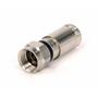 Imagem de Conector Coaxial Pressão Rg6 - Kit Com 10