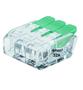 Imagem de Conector Compacto Emenda 3 Fios Modelo XM26 4mm 32A 20 peças