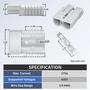 Imagem de Conector de Bateria 175A 12V com Conexão/Desconexão Rápida - Pacote com 2