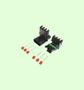 Imagem de Conector Delphi 3 Vias Macho E Fêmea