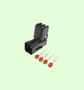 Imagem de Conector Delphi 4 Vias Macho E Fêmea
