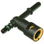 Imagem de Conector Engate Rápido  Sistema Combustível Flange "T" 3/8 x 5/16"x 5/16" c/ Anel Oring QC106 3 vias