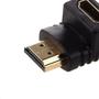 Imagem de Conector Extensor Adaptador Hdmi Macho X Hdmi Fêmea Hd Tv