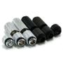 Imagem de Conector Extensor De Níquel Prata Preto Para Tubo Rígido 10mm-40mm M-F G1/4 Refrigeração a Água Para