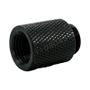 Imagem de Conector Extensor De Níquel Prata Preto Para Tubo Rígido 10mm-40mm M-F G1/4 Refrigeração a Água Para