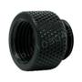 Imagem de Conector Extensor De Níquel Prata Preto Para Tubo Rígido 10mm-40mm M-F G1/4 Refrigeração a Água Para