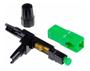 Imagem de Conector Fast Sc Apc Óptico Fibra Ftth Rápido Verde Com 10