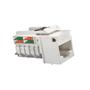 Imagem de Conector Femea Keystone Rj45 Cat.5E T568A/B Branco 35050423 - Furukawa Soho Plus