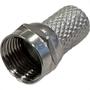 Imagem de Conector Fio Coaxial Interneed Com Rosca Rg-06 Pacote Com 100 Pecas