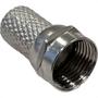 Imagem de Conector Fio Coaxial Interneed Com Rosca Rg-06 Pacote Com 100 Pecas