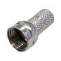 Imagem de Conector Fio Coaxial Interneed Com Rosca Rg-59 Pacote Com 100 Pecas