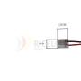 Imagem de Conector Fita Led COB 8mm 2 Vias 1 Terminal - 5 Unidades