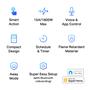 Imagem de Conector Inteligente TP-Link Tapo P125 (2 Unidades) - Compatível com Apple HomeKit - 15A/1800W